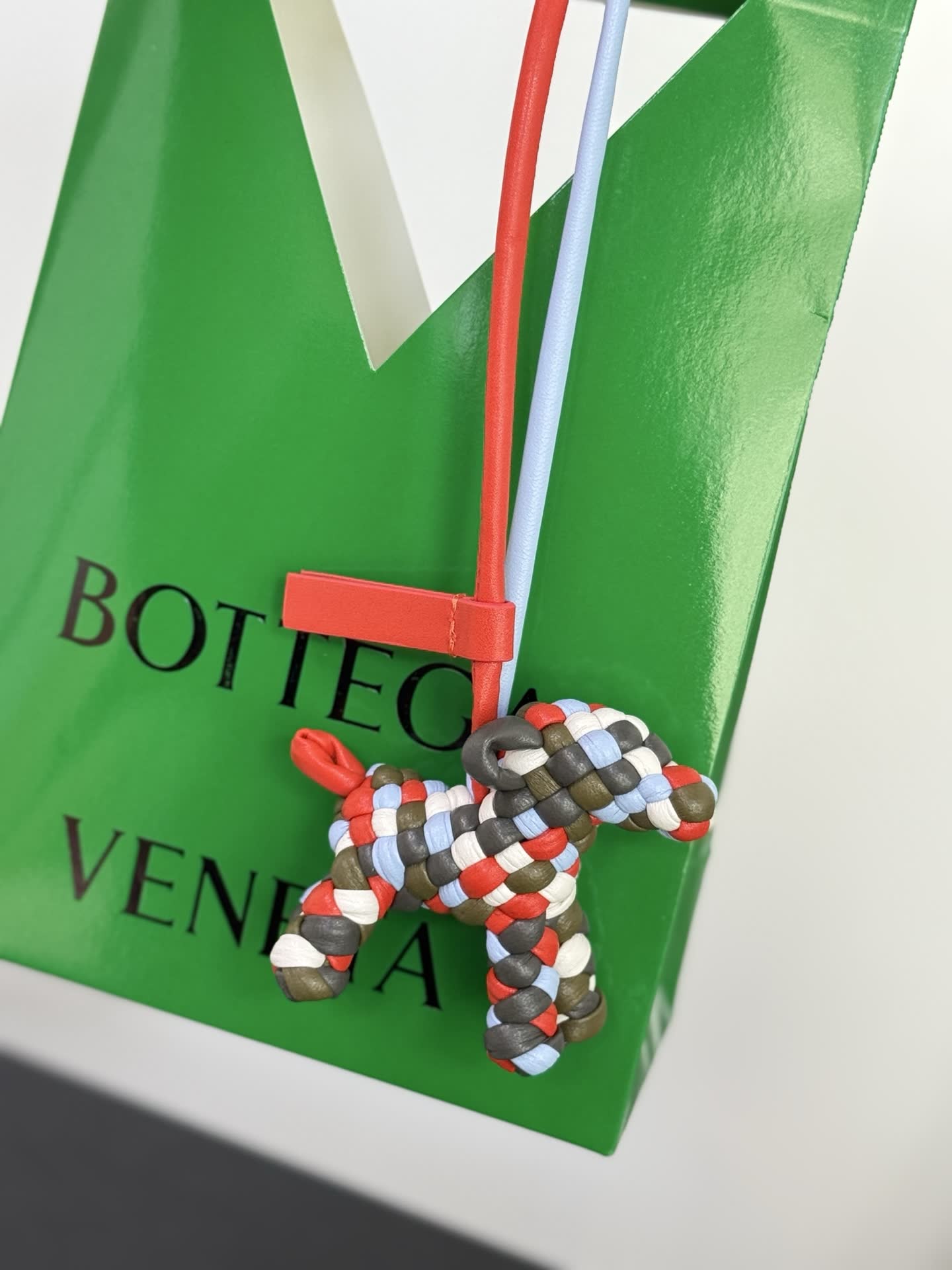 Bottega Veneta Beaded Dog Charm